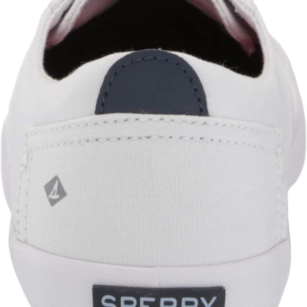 Brand new kids unisex Sperry Bodie white washable tennis shoes big kids size 1 - Picture 7 of 8